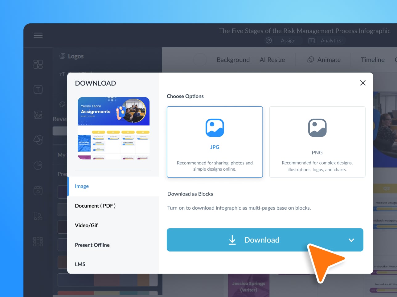 Publish, share, and see what lands