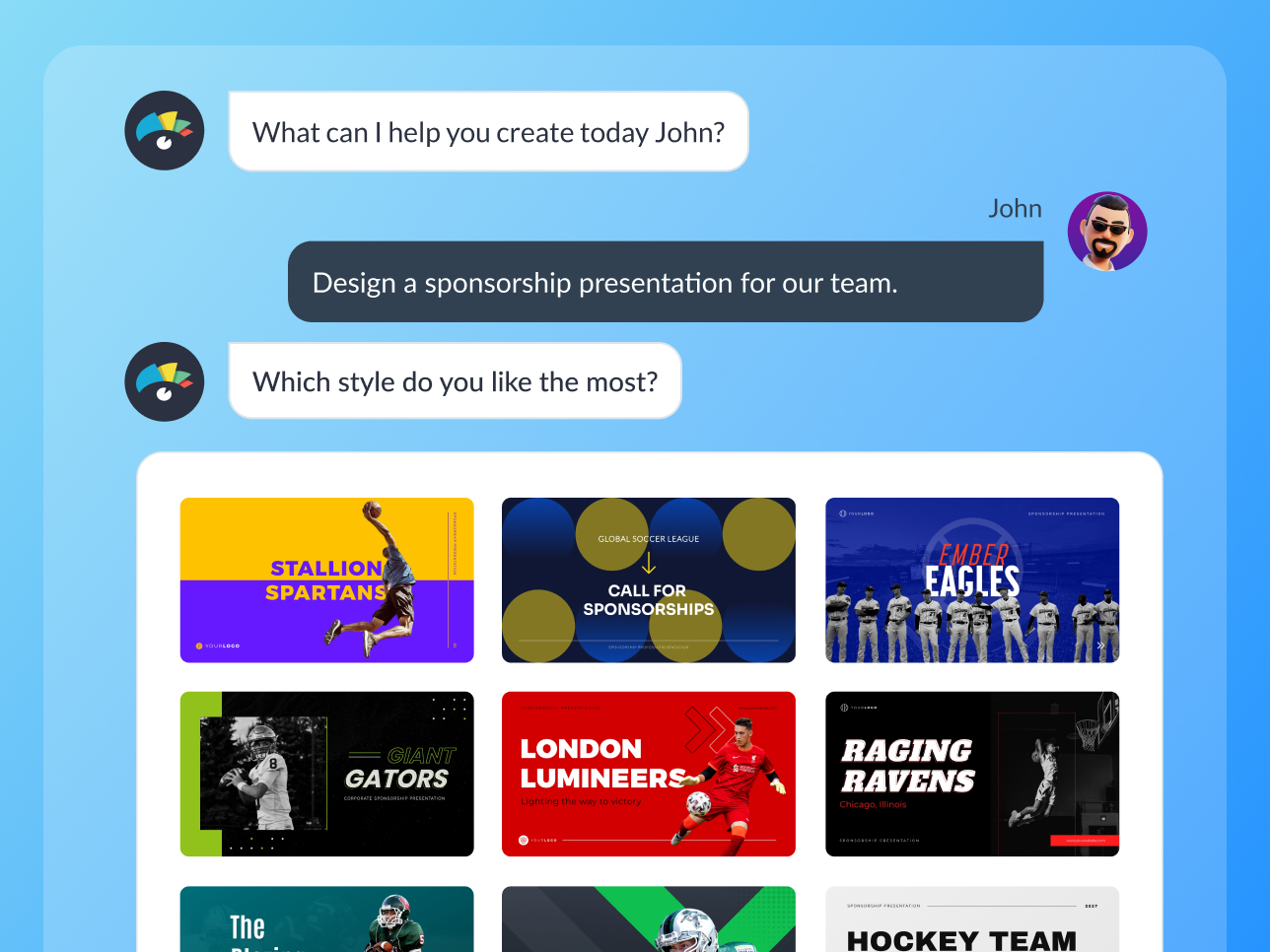 Draft the pitch with AI