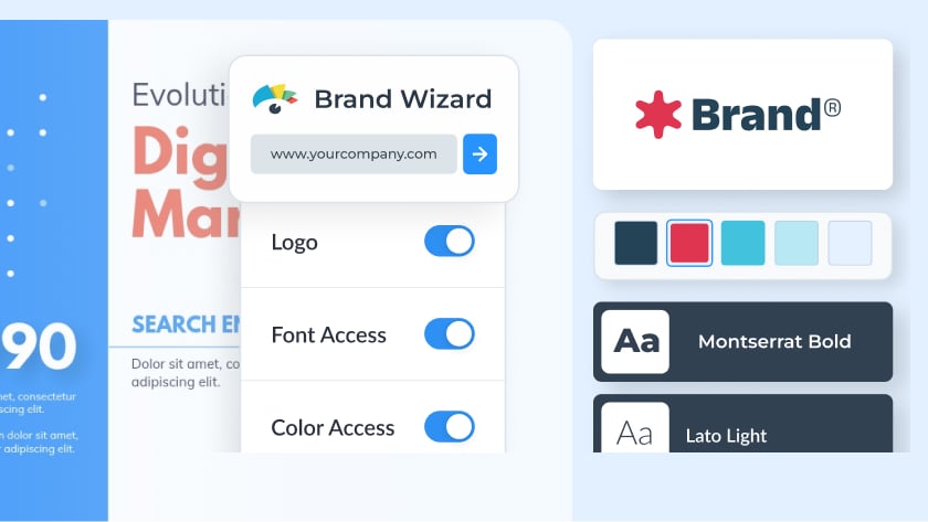 Lock formatting, logos and fonts
